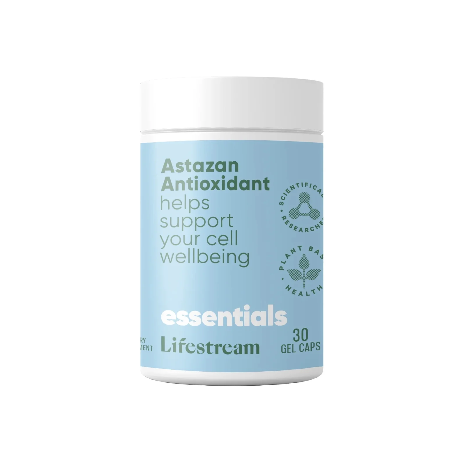 Lifestream Naturel Calcium 有机海藻钙粉胶囊 30c 【保质期2028/06】